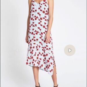 Equipment size small flowy light blue and flowered dress